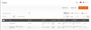 Import CSV and Export CSV buttons on the CMS Pages grid