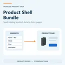 Illustration of Magento product data becoming an Astro product page